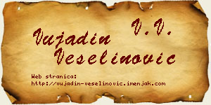 Vujadin Veselinović vizit kartica